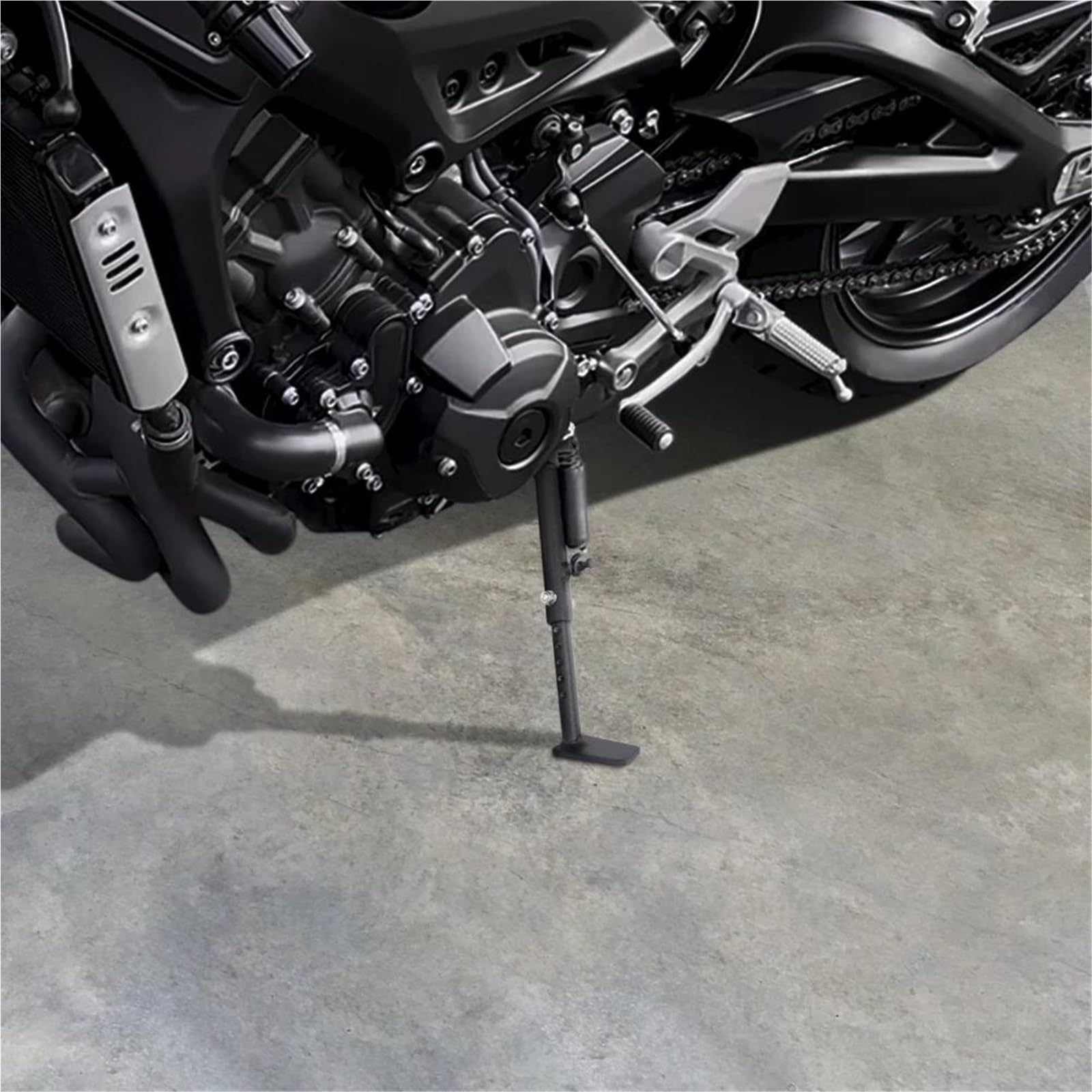 Rivestimenti Laterali Cavalletto Laterale Regolabile per Moto per Y&amaha per Traver FZ09 2014-2017 XSR900 2016-2021 FJ09 MT09 900