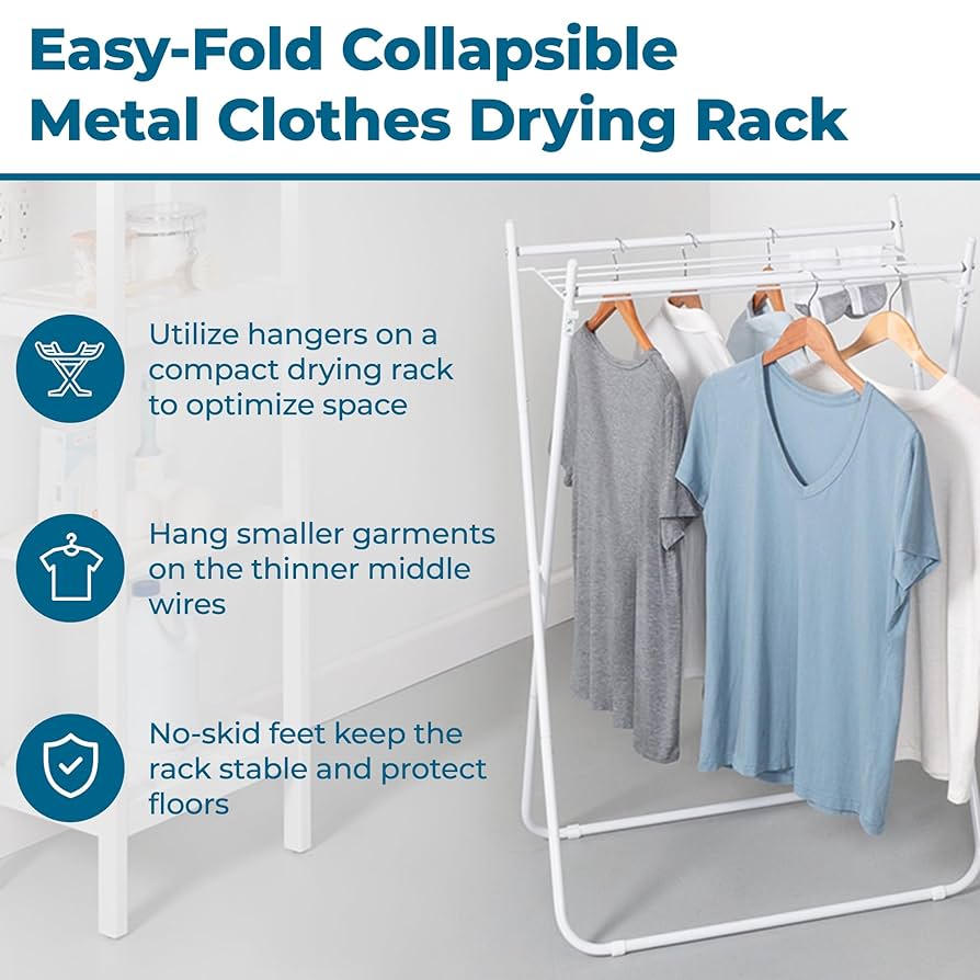 Wall Mounted Collapsible Drying Rack Honey-Can-Do Honey-Can-Do DRY