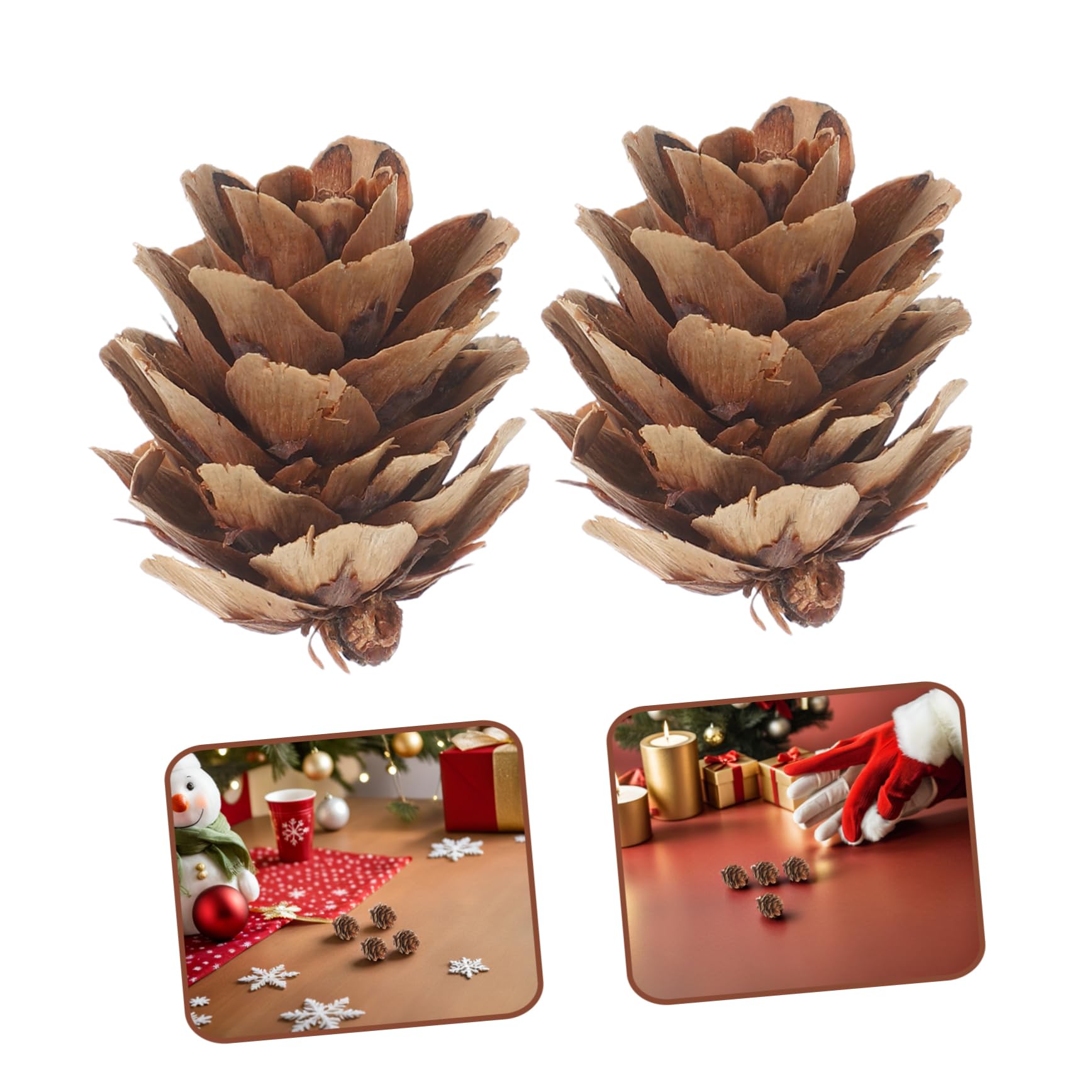 Kleiner Kiefernzapfen Dekoration Natürliche Tannenzapfen Bastelmaterial Herbst Deko Zubehör 1–2cm 450 Stück Für Weihnachtsbaum Und Tischdeko