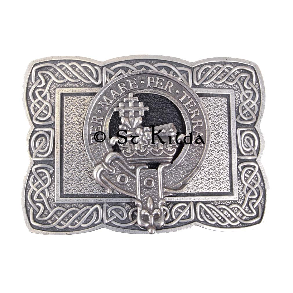 St Kilda MacDonald Clan Crest Kilt Belt Buckle