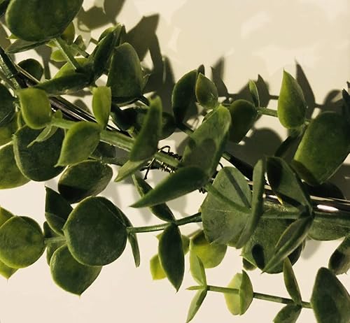 Miniatura 4 de Corona de aro de metal Shabby Chic Eucalipto Suculenta Verde Simple Boda Bebé Guardería Rústica Casa de Campo Escandinavo Decoración del Hogar