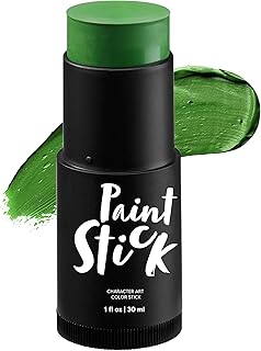 Spooktacular Creations Halloween Makeup Face Paint for Adult,Waterproof Body Foundation Paint for Halloween Eye SFX Cosplay Clown Makeup Costume Party Dress Up (1 Oz, Green )