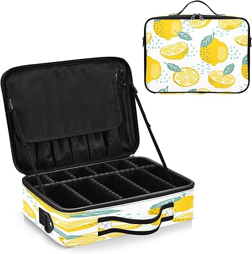 Miniatura 2 de Slices Whole Lemons cosmetic bag with zipper bag toiletry travel kit bag with compartments makeup train case makeup bolsos para cosmeticos for women