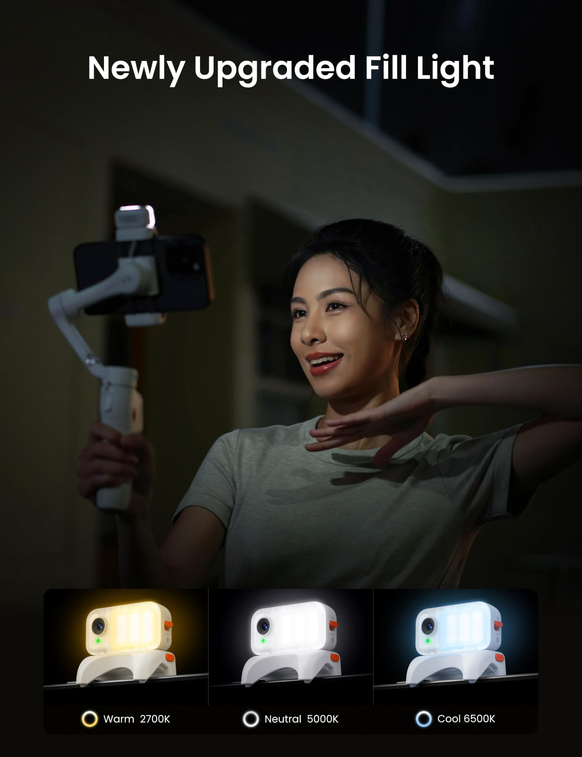 Amazon.com: Hohem iSteady V3 Phone Gimbal Stabilizer, Magnetic AI