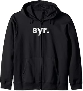 SYR Syracuse Airport Code New York Airport Code SYR Zip Hoodie