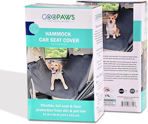 Miniatura 7 de Funda de asiento para perro, hamaca impermeable para perro, resistente a los arañazos, funda de asiento trasero para mascotas, con bolsillo de