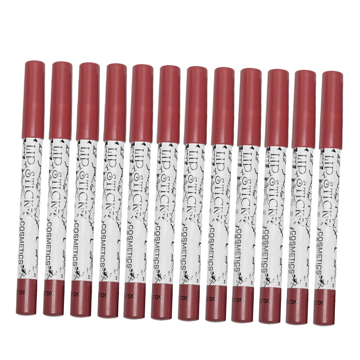 12pcs Matte Lip Liner Pencil Lip Shaping Pencils for Women High Pigment Pack for Daily Makeup and Smooth Application and Wear