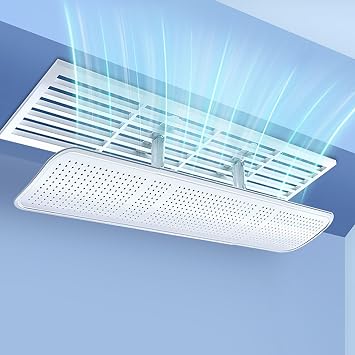 Air Conditioner Air Deflector Universal,Top air Conditioning Outlet Adjustable Air Conditioning Deflector for Living Room, Study Room, Bedroom Size 61cm/24