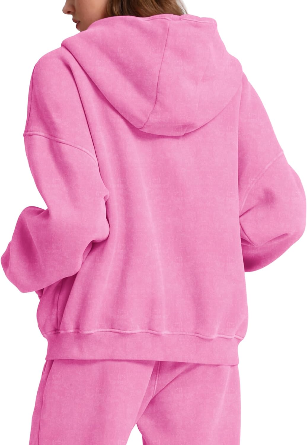 FAIABLE Mens Womens Double Zip Up Hoodie Oversized Acid Wash Hoodie Heavyweight Fleece Cotton Zipper Sweatshirt Vintage - Image 4