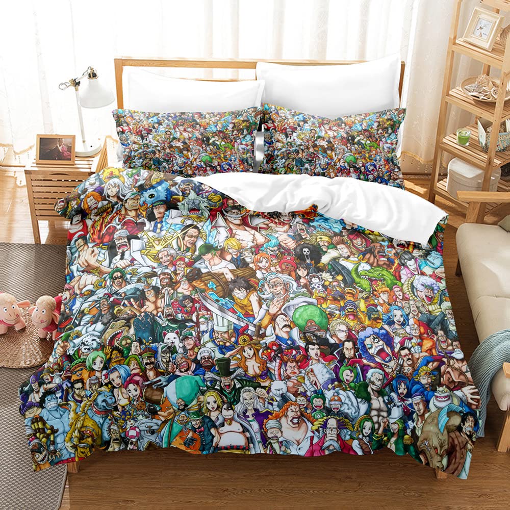 Housse de couette One Piece 220x240 idéale pour la chambre d'un adolescent fan