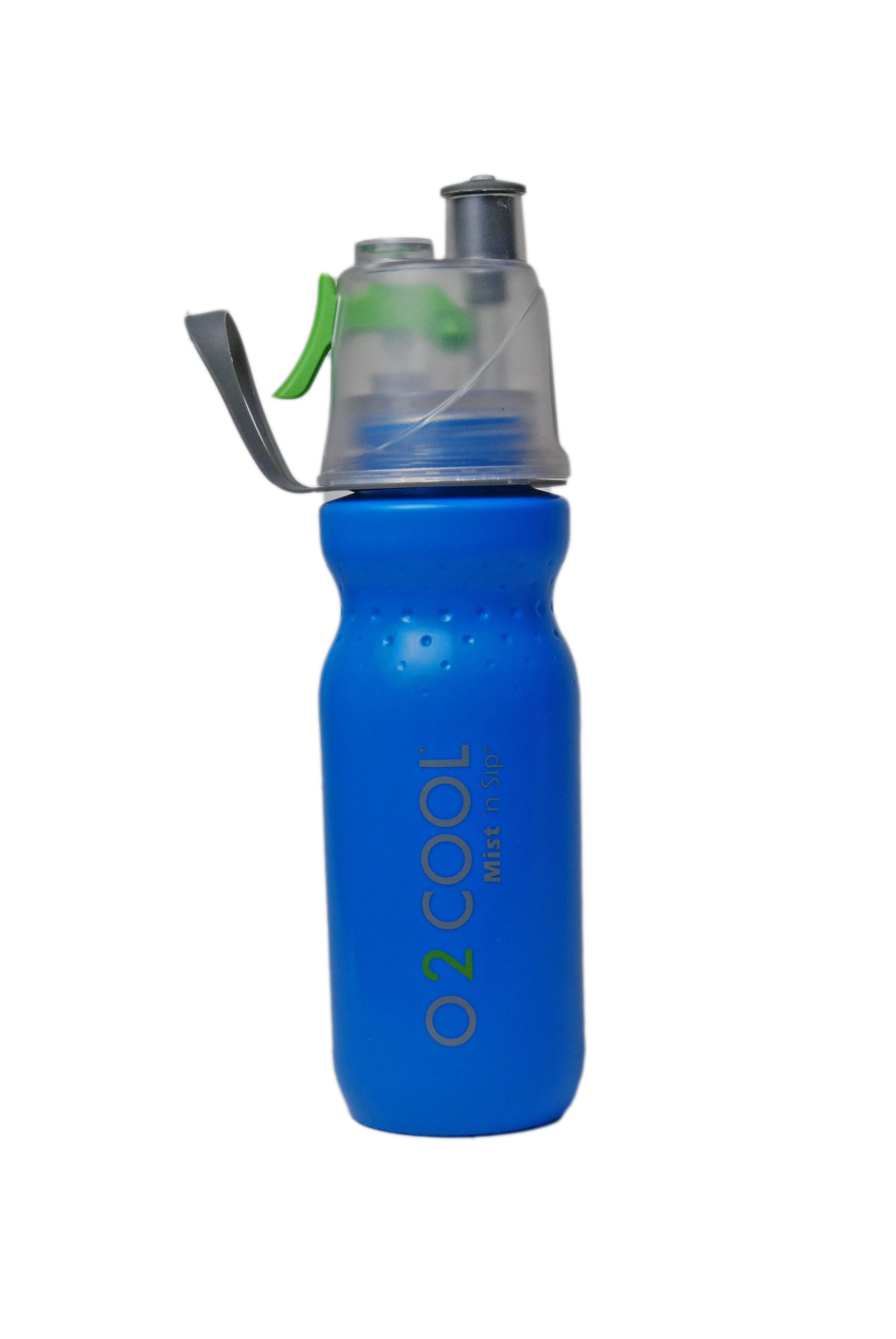 O2COOLMist N Sip 20 oz MISTING & Drinking Bottle - Blue