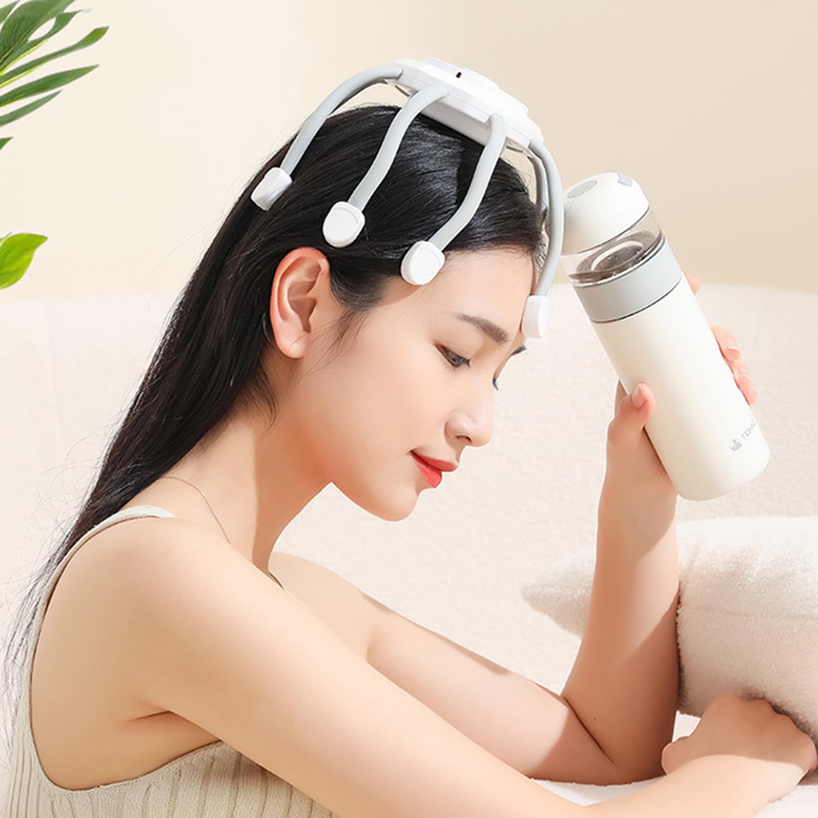 Amazon | ヘッドスパ 電動頭皮ケア 頭皮エステ器 タコ足 3D振動 3種