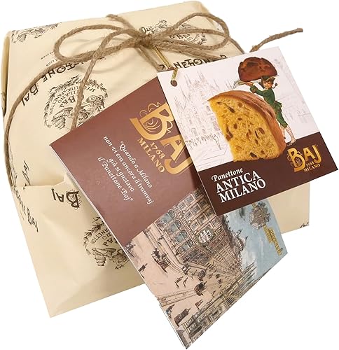 Baj 1768 Panettone antica Milano Ricetta tradizionale 1 kg Con libretto Storico
