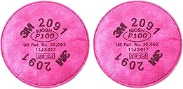 3M 2091 P100 Particulate Filter, 3 Pairs