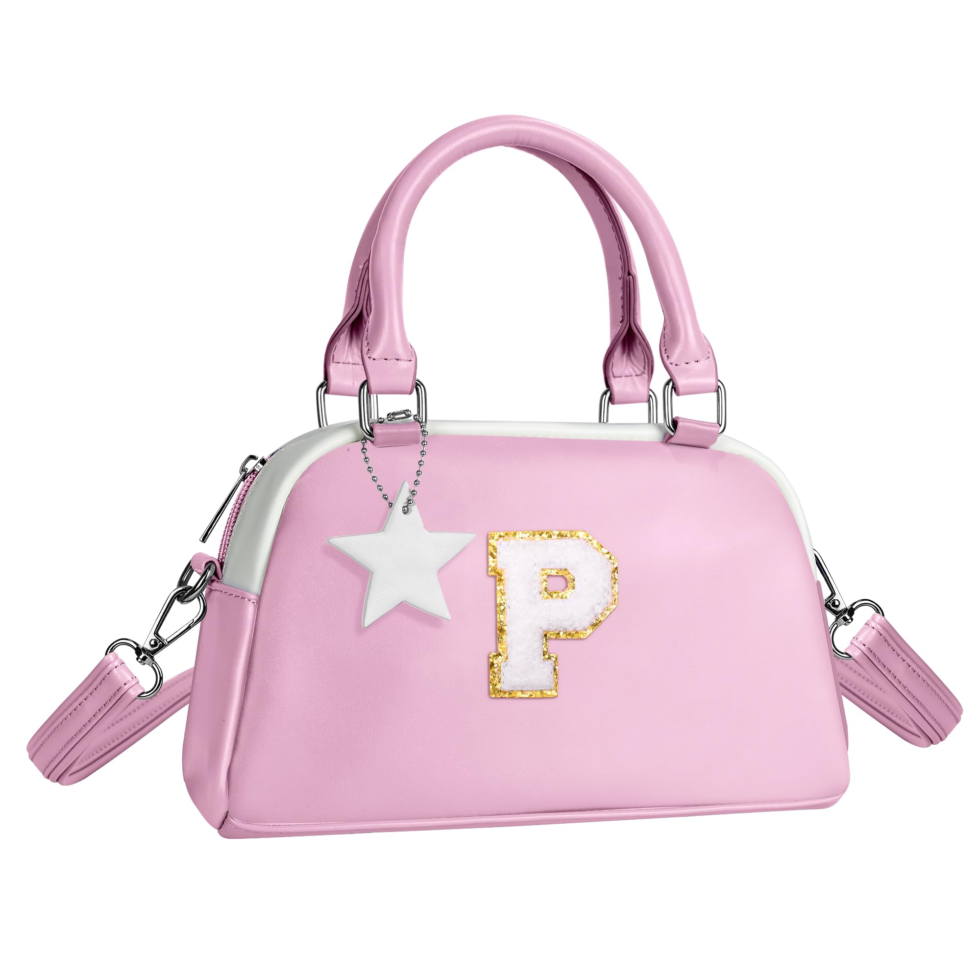 Elilier Birthday Gifts for 4 5 6 7 8 9 10 11 12, Girls Purse Kids Handle Bag, Crossbody Bags for Girl Preteens Teens, Initial bag for makeup kits,