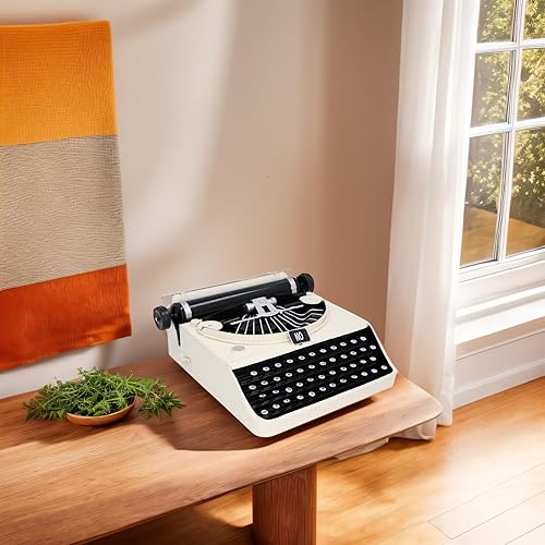 Miniatura 5 de Máquina de escribir a la antigua, máquina de escribir antigua, accesorios para máquina de escribir antigua, para aliviar el estrés, decoración de