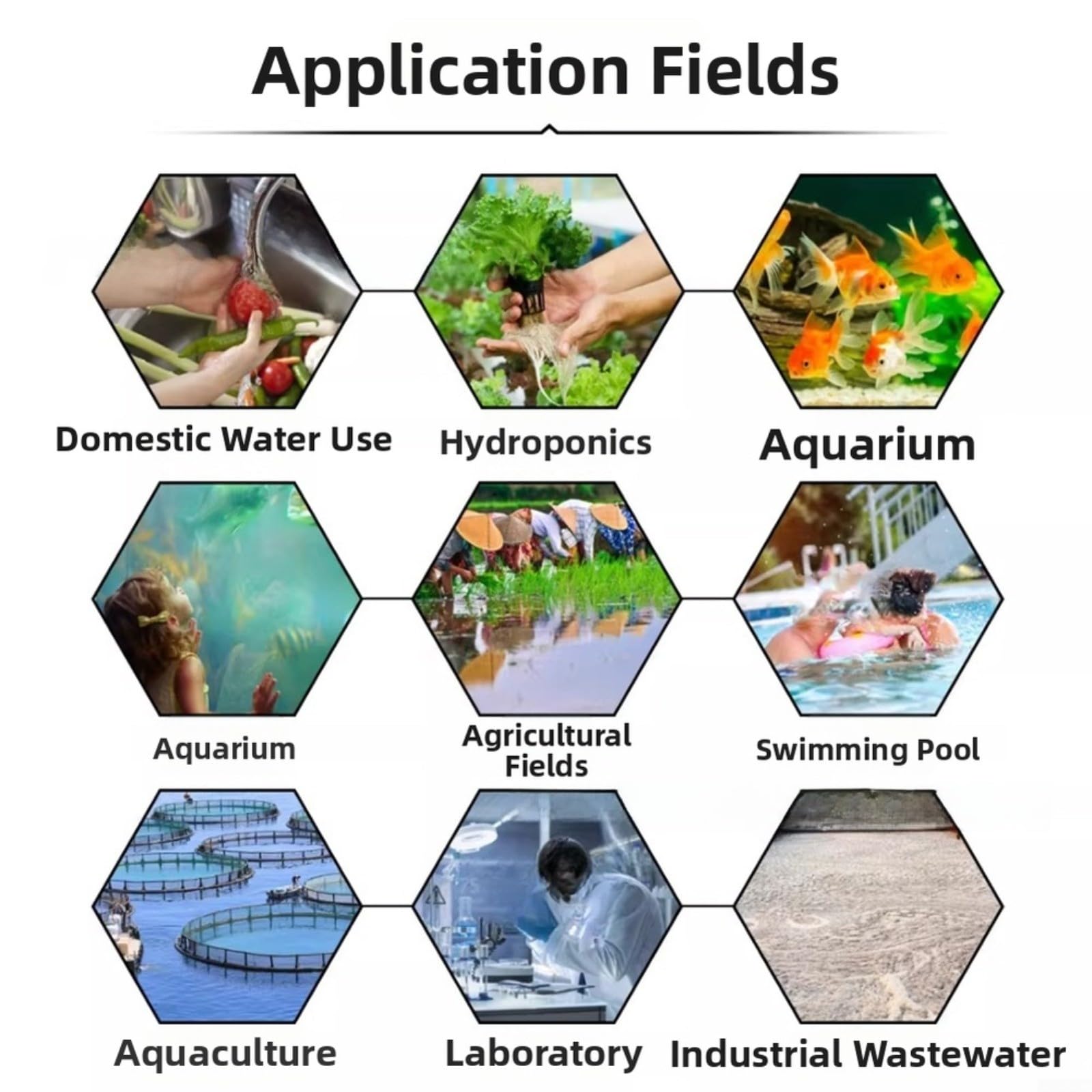 Misuratore di qualità dell'acqua, misuratore di conduttività con intervallo 0,4-6,0 e IP67 impermeabile per idroponica, acquacoltura, agricoltura, compensazione automatica della temperatura, materiale