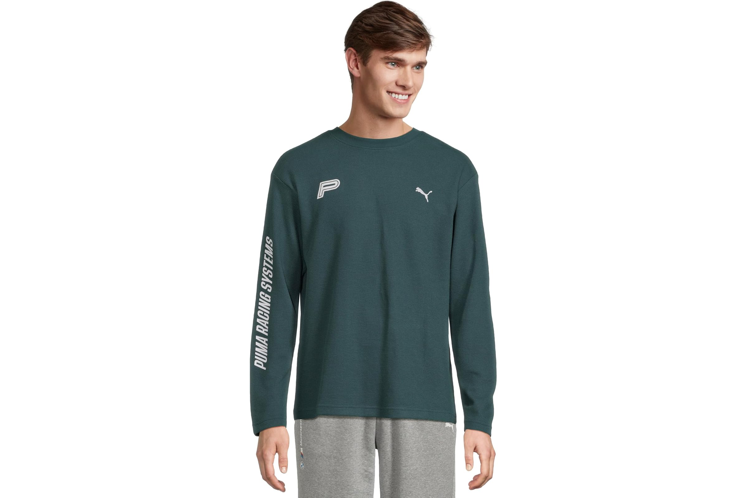 Мужская рубашка PUMA Future Archive Waffle Relaxed Long Sleeve Tee
