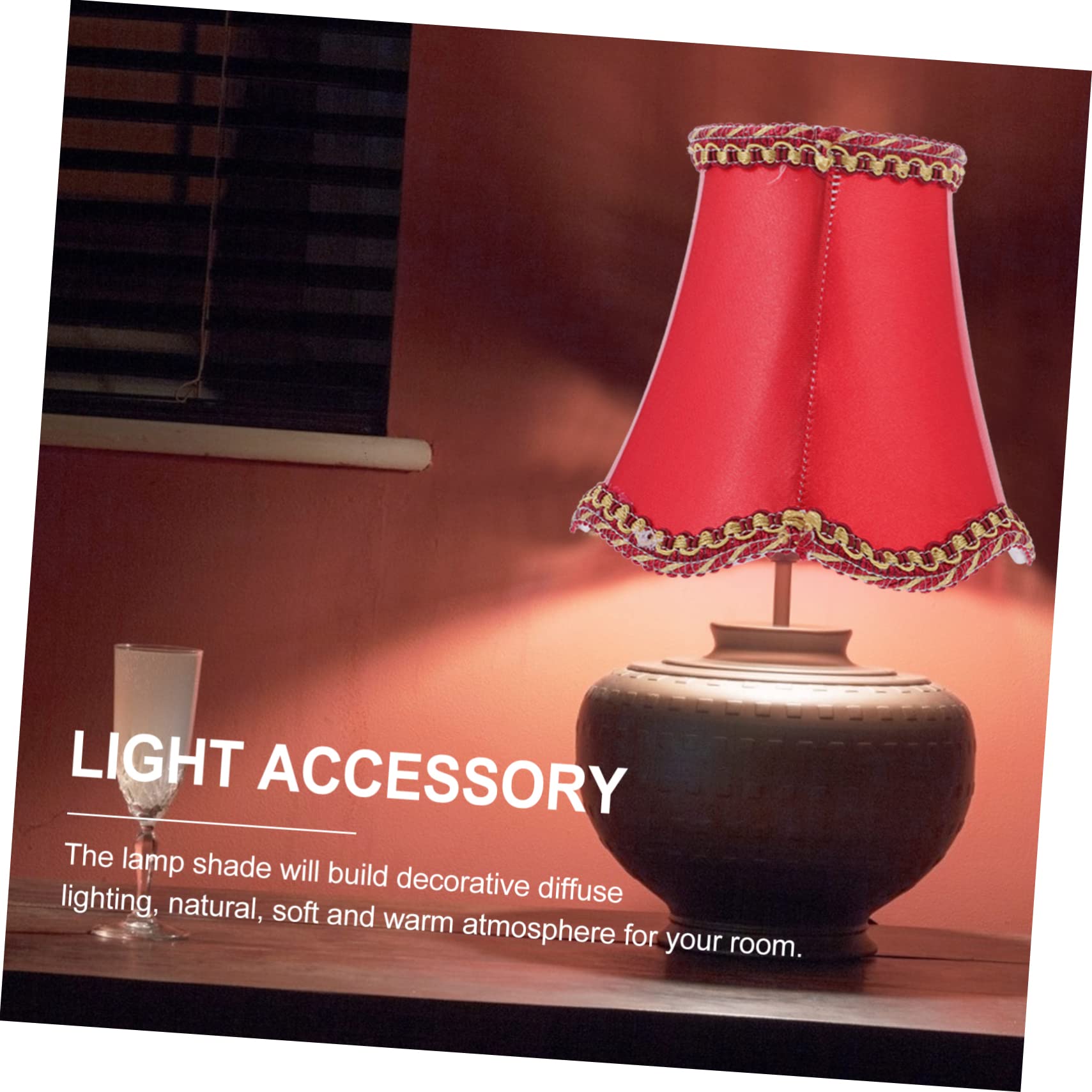 Hollow-Out Iron Lampshade - 9.8x5.9 Inch Decorative Light Shade