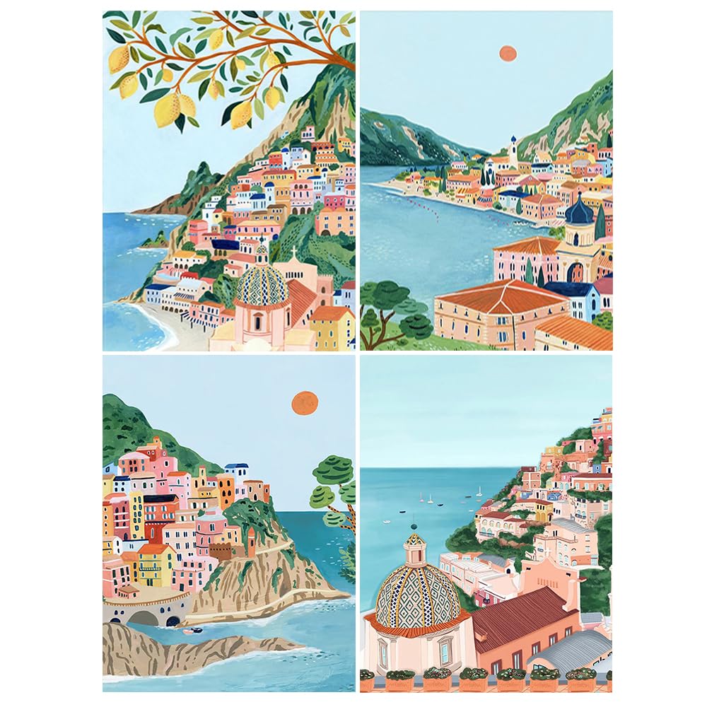 EOBROD 5D Diaond Painting Kit Paesaggio, Fantasia Pittura Diaante FAI DA TE, Diaond Painting