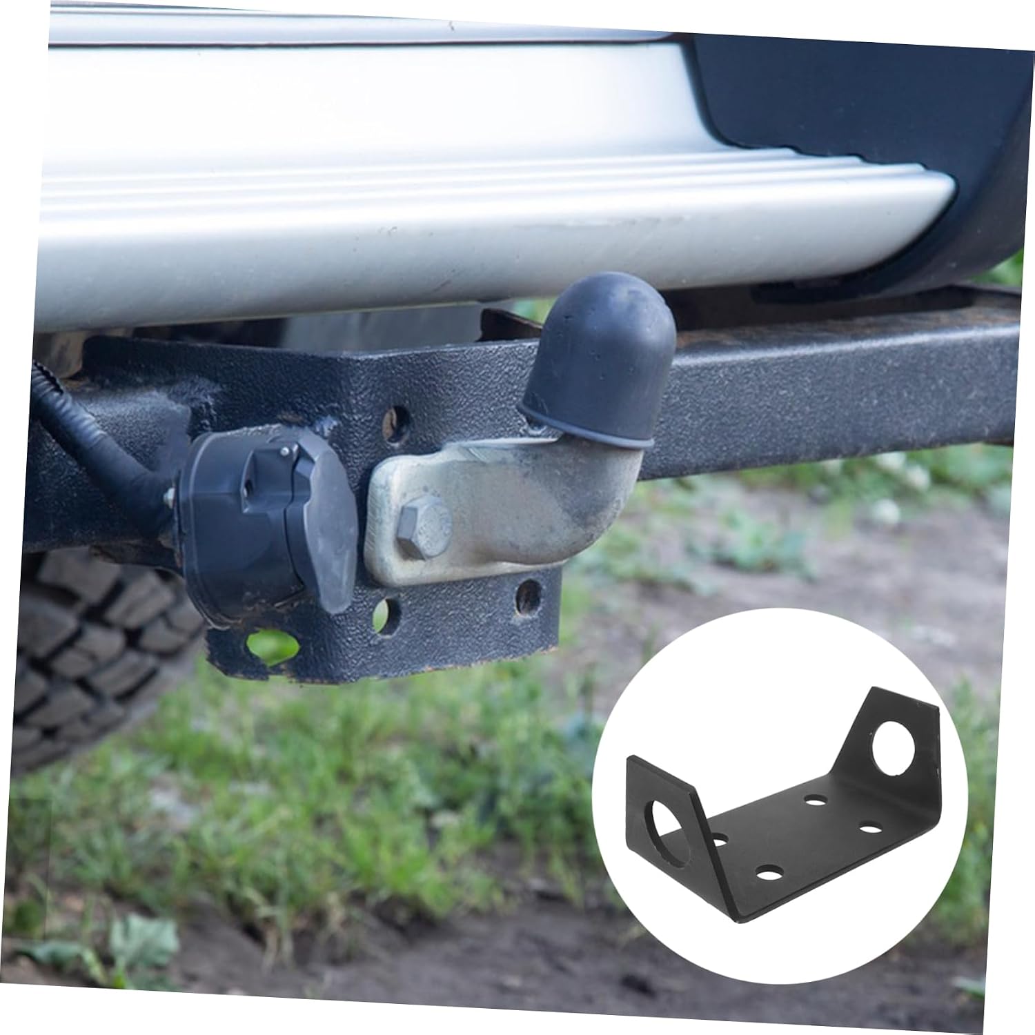 PRETYZOOM Heavy Duty Trailer Hitch Winch Mount Plate for ATV Utv Construction for Efficient Towing and Recovery Compatible Models
