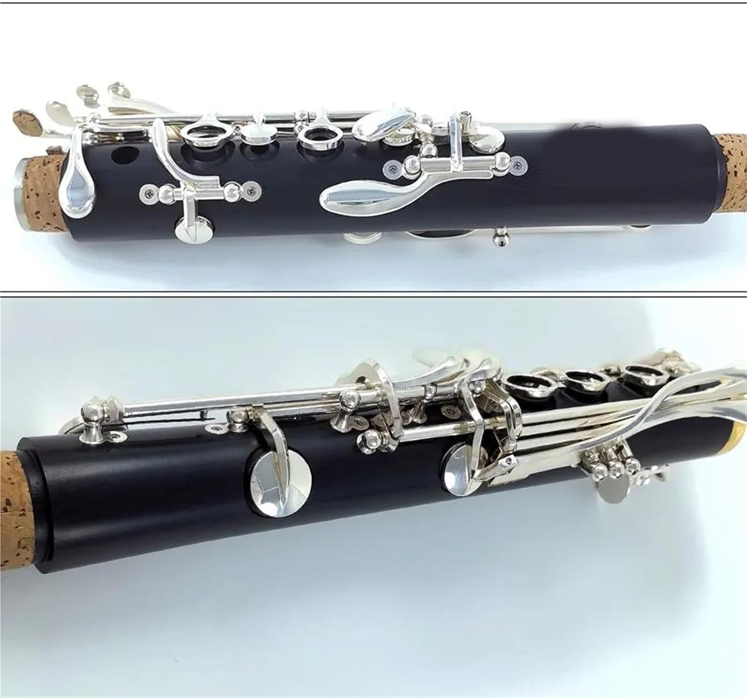 18 key ebony clarinet Bb silver plated Clarinet