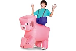 Disguise Minecraft Kids Ride-On Inflatable Pig Costume