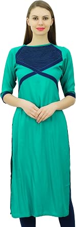 Ladies Tunic Cotton Indian Designer Kurti Straight Kurta