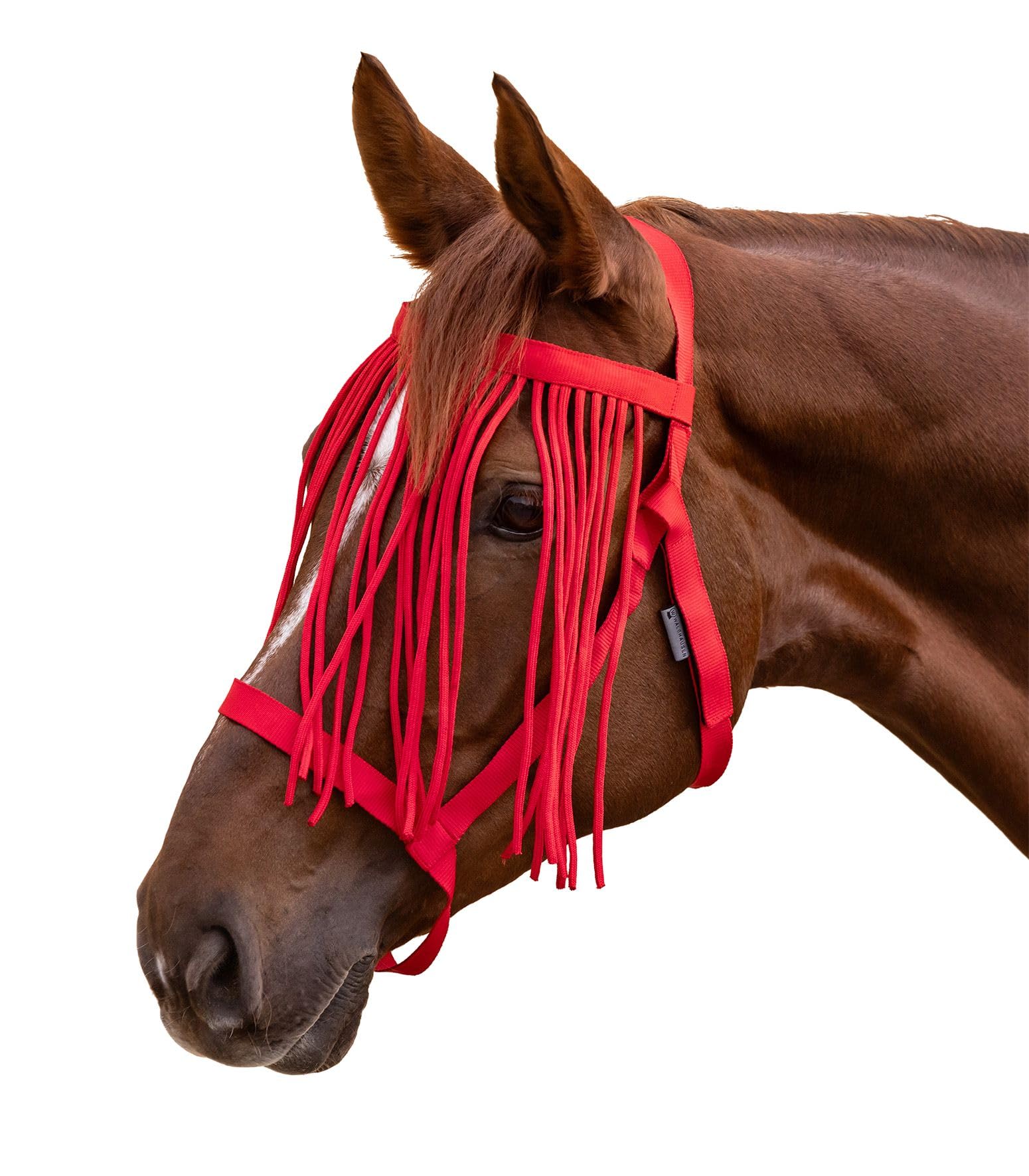 Waldhausen Willow Halter with Fly Fringe Red, VB