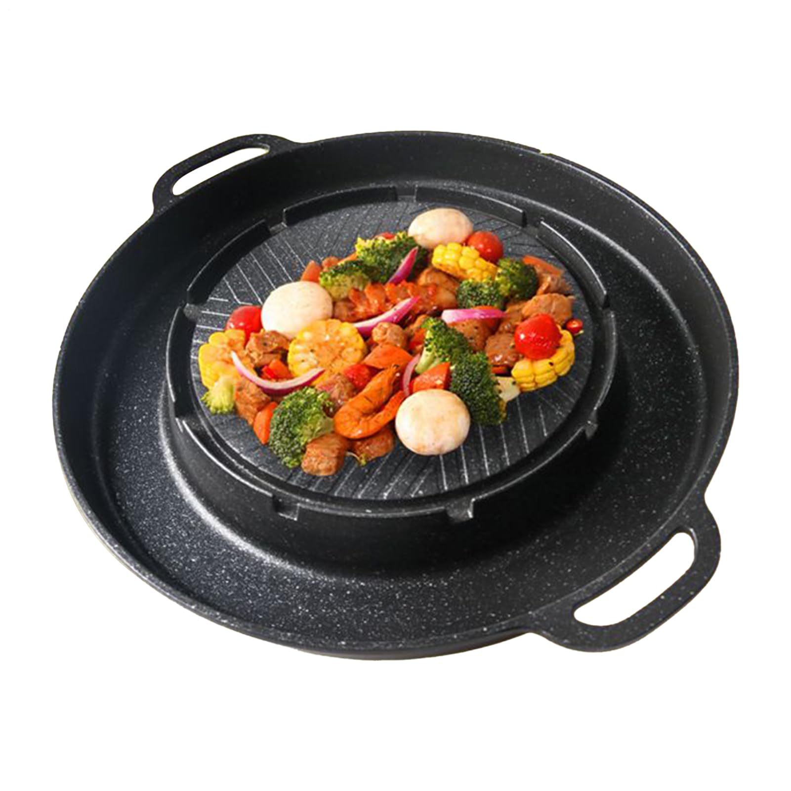 Patelnia Grill I Hot Pot 2 W 1 Nieprzywierająca Patelnia Grill