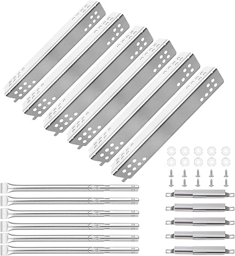 CANDANA Piezas de repuesto para parrilla Charbroil Advantage Series 6 Burner 463235815, 463240115, 463344015, 463433016 463343015, tubo de quemador,