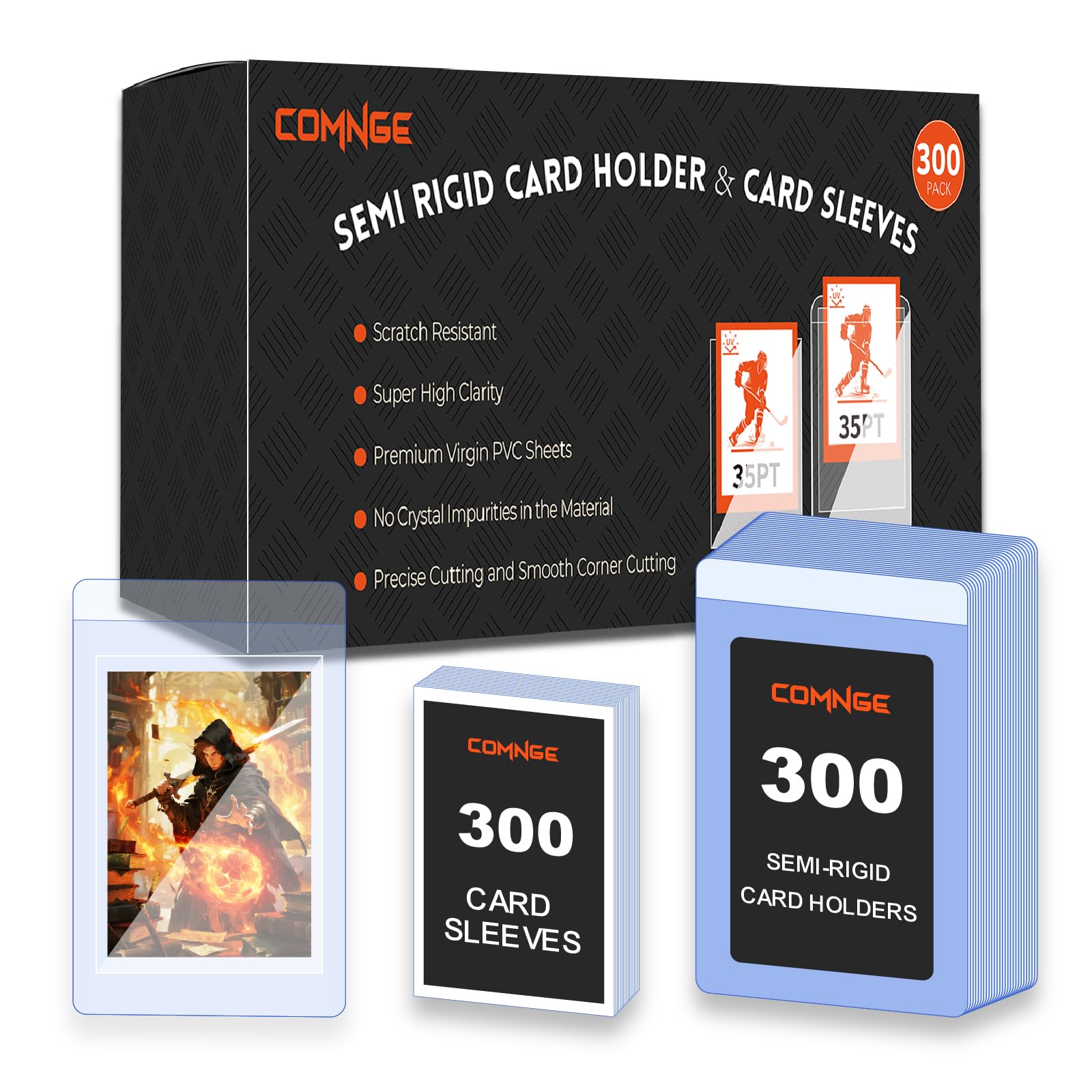 Amazon.com: 600ct Semi Rigid Card Holder - Ultra Clear Card Savers