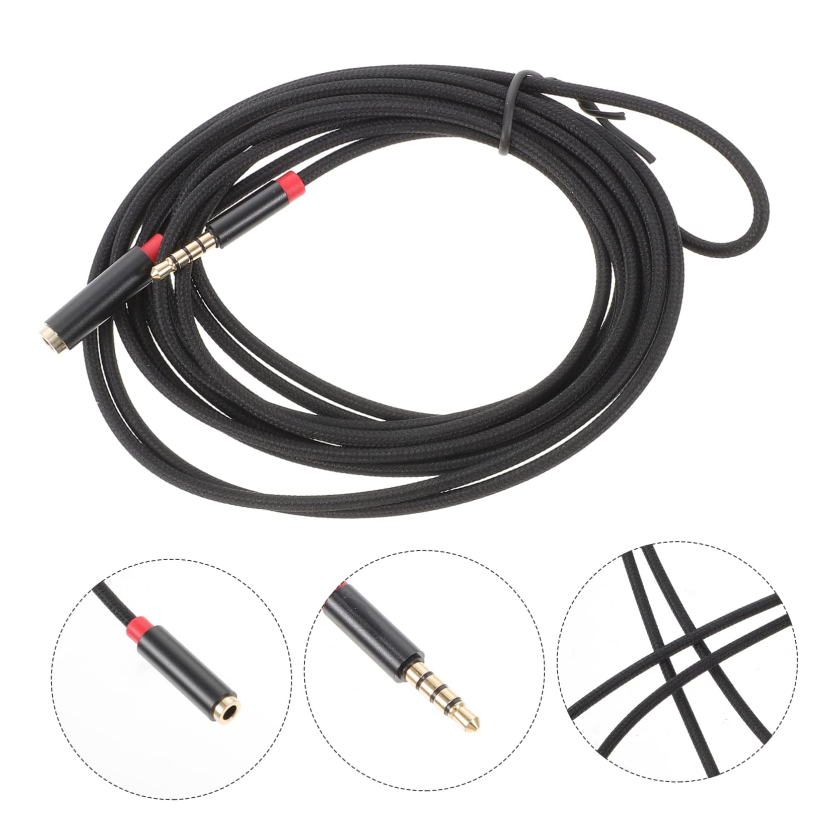 5 Stücke Audio Kabel Männlich Zu Weiblich 3 5mm Verlängerung 1/8 Zu 1/8 Stereo Kabel Für Mikrofon Mischer