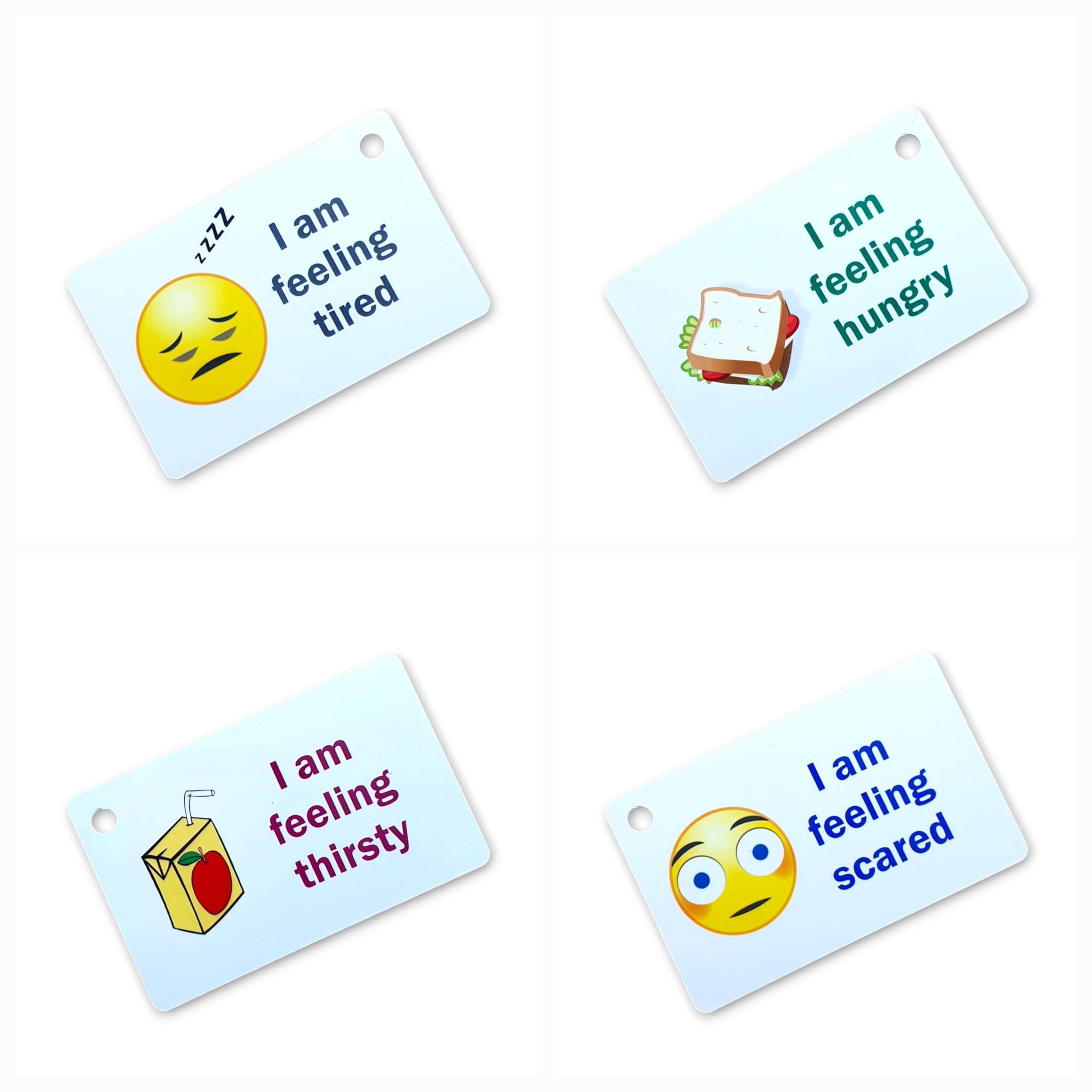 Feelings Cards - Zones of Regulation Cards - Feelings Flash Cards - Emotions Cards - Communication Cards - PVC Cards - Image 2