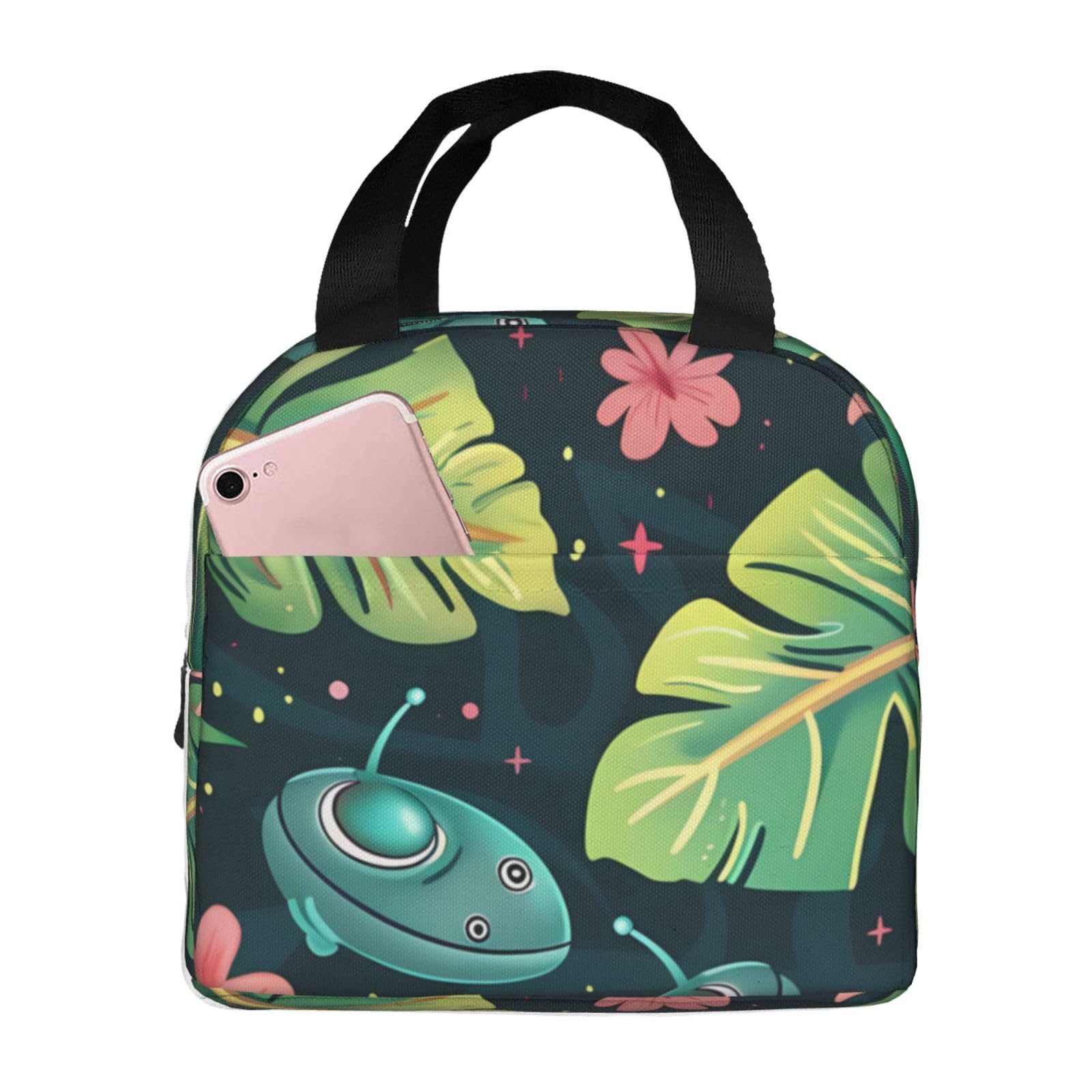 Amazon | Alien Print ランチバッグ 断熱ランチボックス 再利用可能