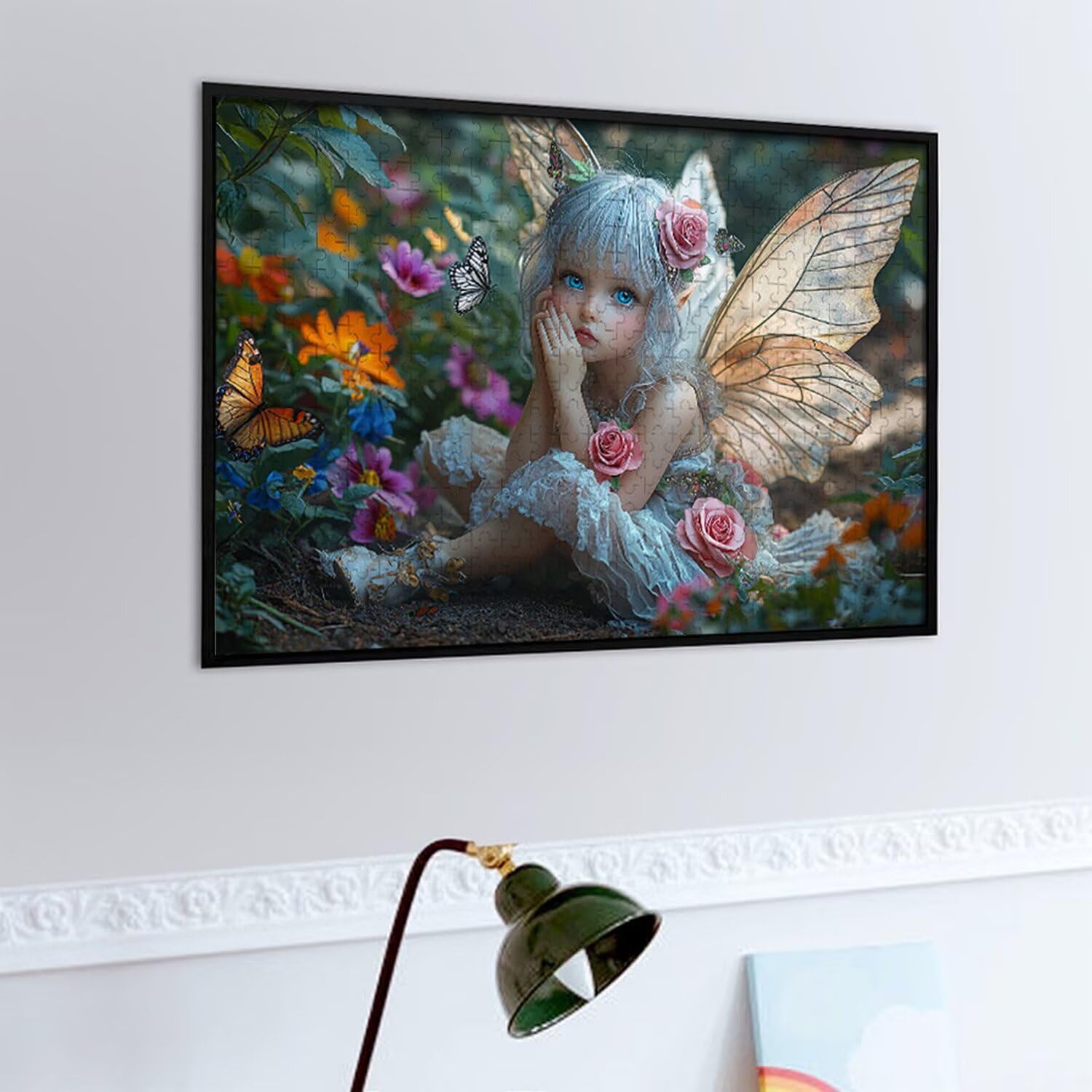 Puzzle 1500 elementów dla dorosłych puzzle dla dorosłych 1500 elementów puzzle wymagające i drażniące mózgi gra edukacyjna dla całości, prezenty dla kobiet mężczyzn, puzzle Motyw: (Wróżka motyla) h358