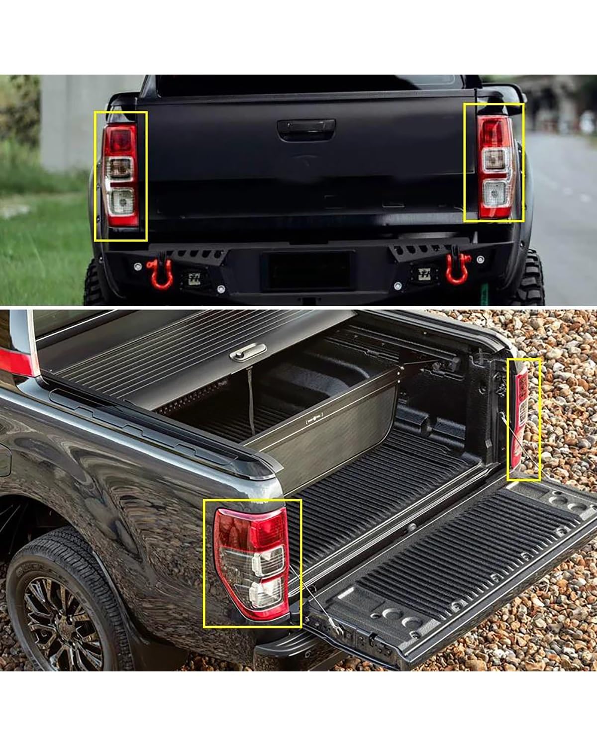 Coche Pilotos Traseros Para RANGER Ute PX XL XLS XLT 2011-2020 Luz Trasera De Coche(Bien)