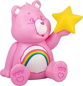 Care Bears Gutenachtbär SquishyGlo Licht - Wiederaufladbar, 17cm, 3 Helligkeiten