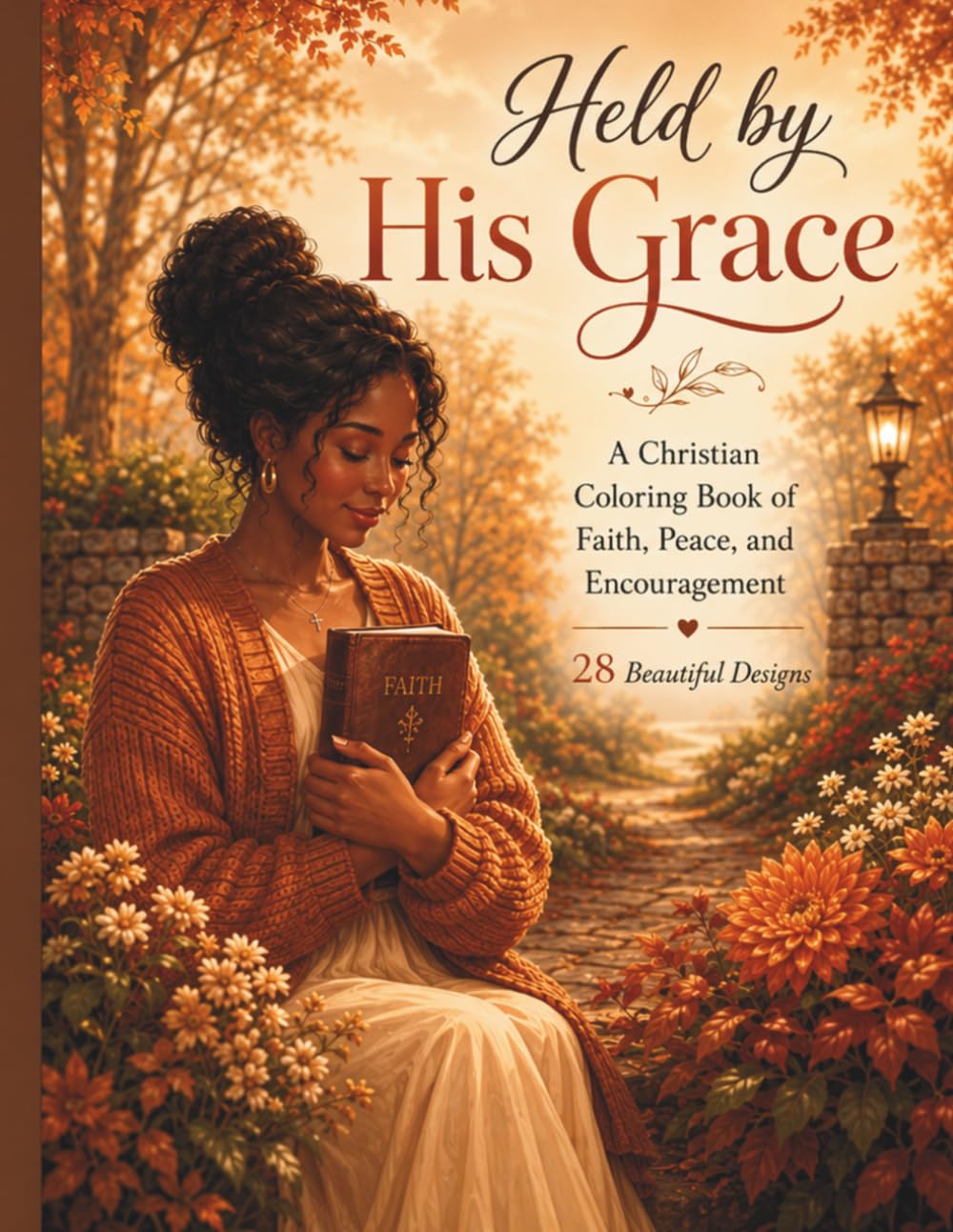 Held by His Grace: A Christian Coloring Book of Faith, Peace, and Encouragement