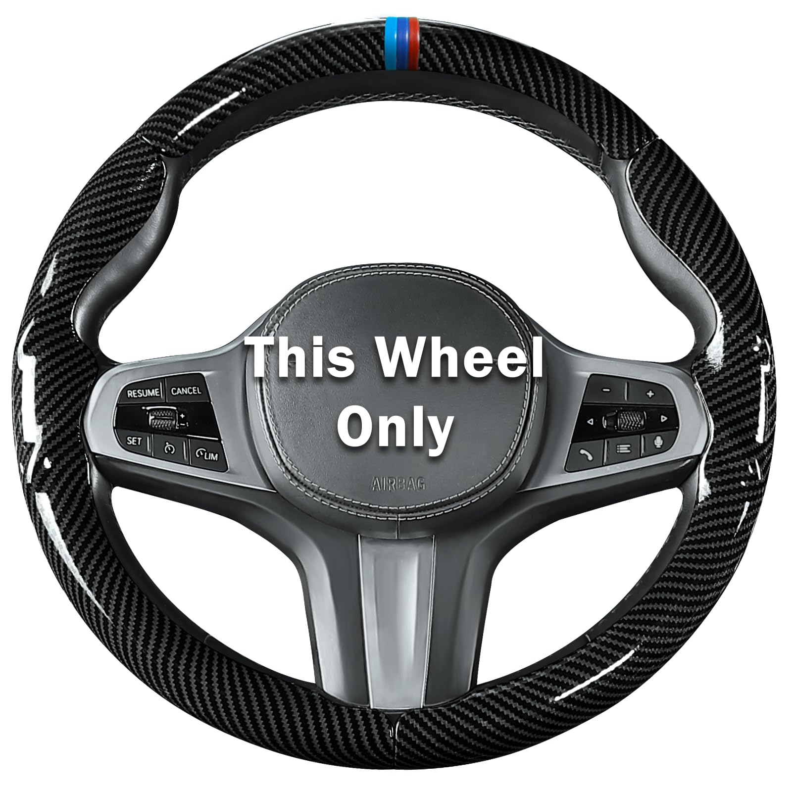 Photo 1 of Steering Wheel Cover for BMW 3/4/5/7/8 Series X5 X7 M3/2/4/5/8 X4 X6 Z4 i4