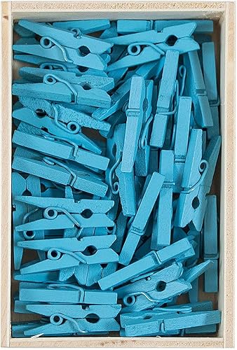 Miniatura 2 de JAM Papel Mini Madera Ropa Pin Clips118" & 7850por caja