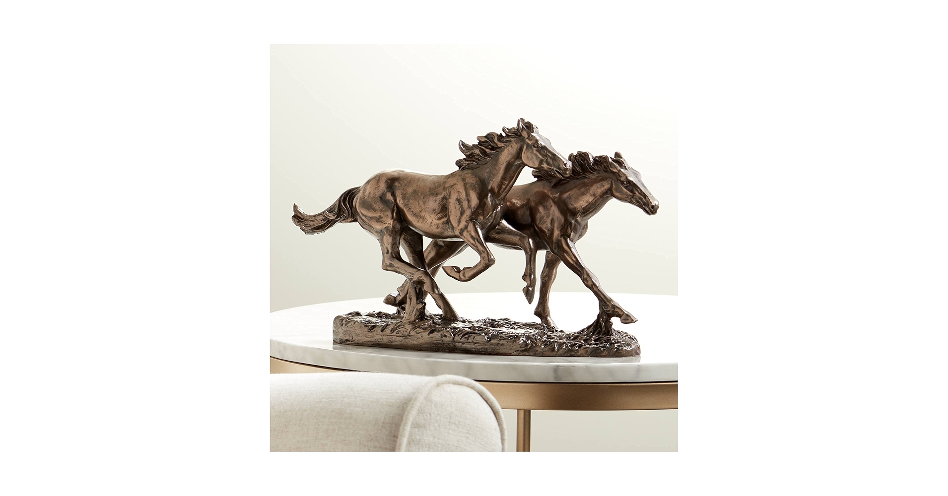 クリスタル　Running Horse Vintage Crystal Horse Figurine, Frosted Base, Made in France