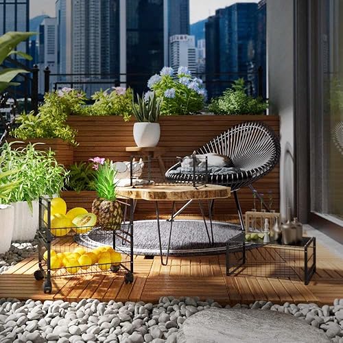 Miniatura 9 de Fashionwu Cesta de frutas de 2 niveles con 4 ganchos extraíbles de plátano frutero para encimera de cocina organizador de almacenamiento de cocina