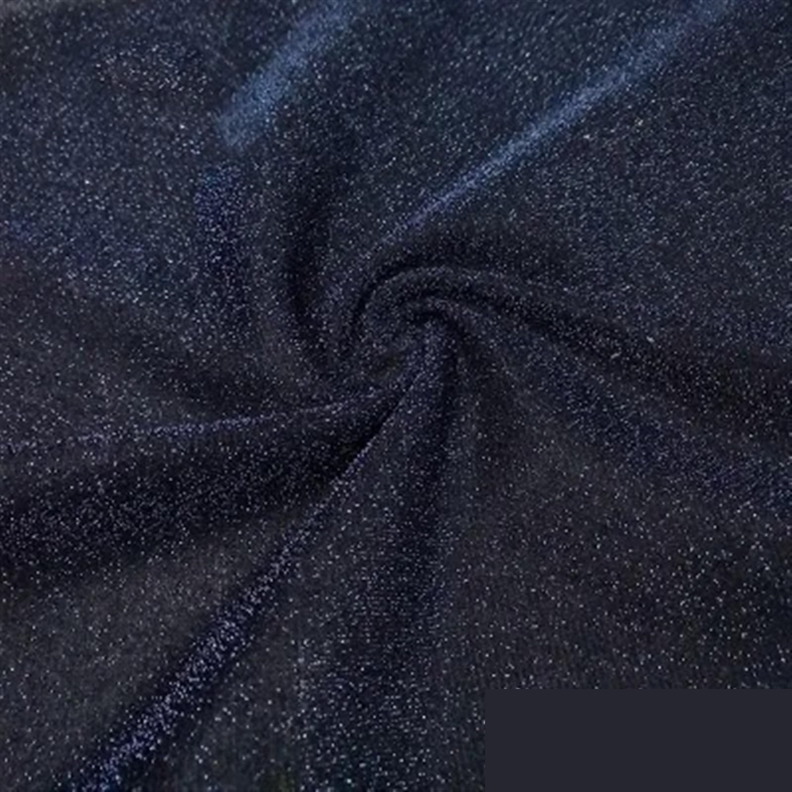 Fabric, Fashionable Glitter Starry Sky Knitted Stretch Fabric Multicolor 100cm x 150cm(41)
