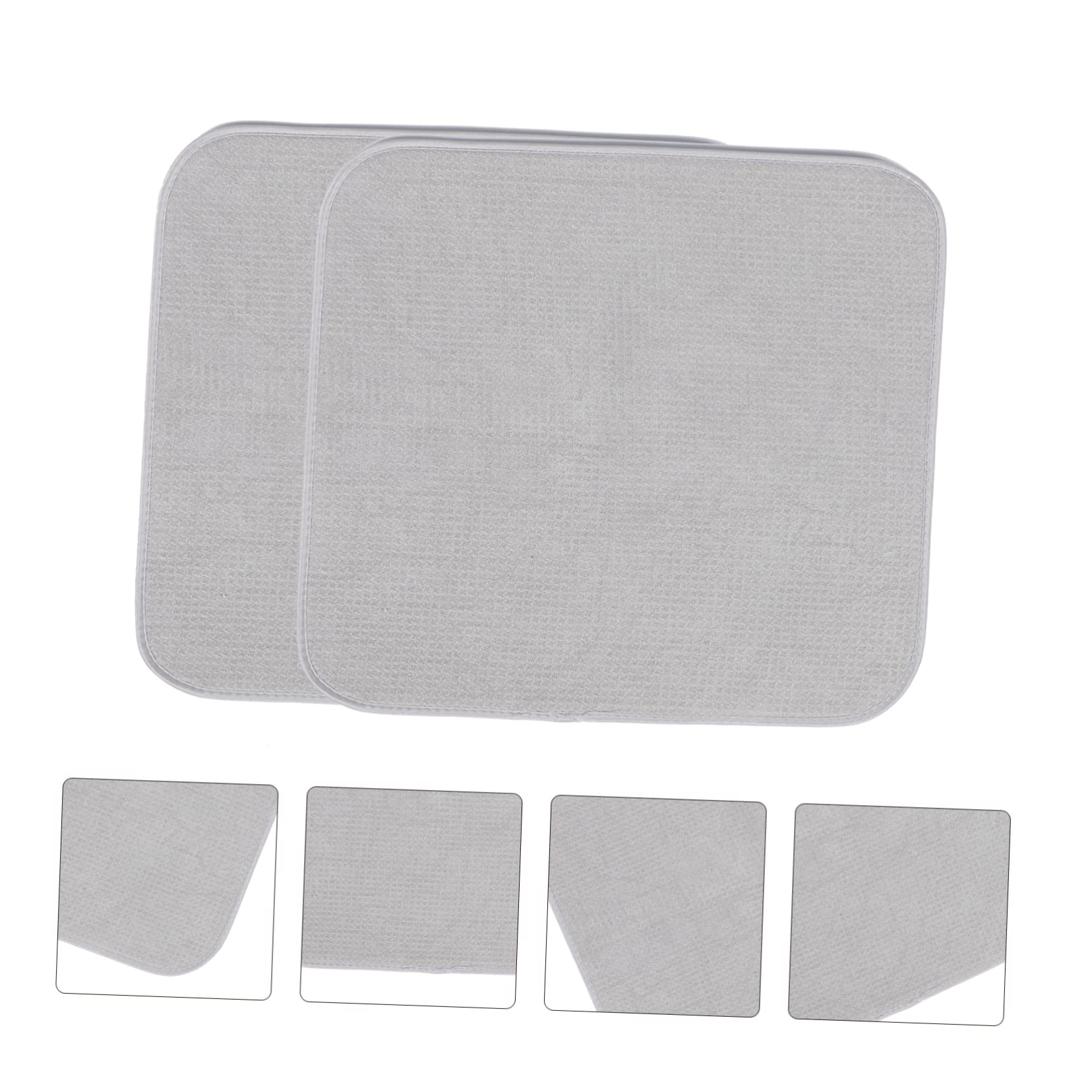 Alfombrilla de Microfibra para Secar Platos de Cocina, 2 Piezas