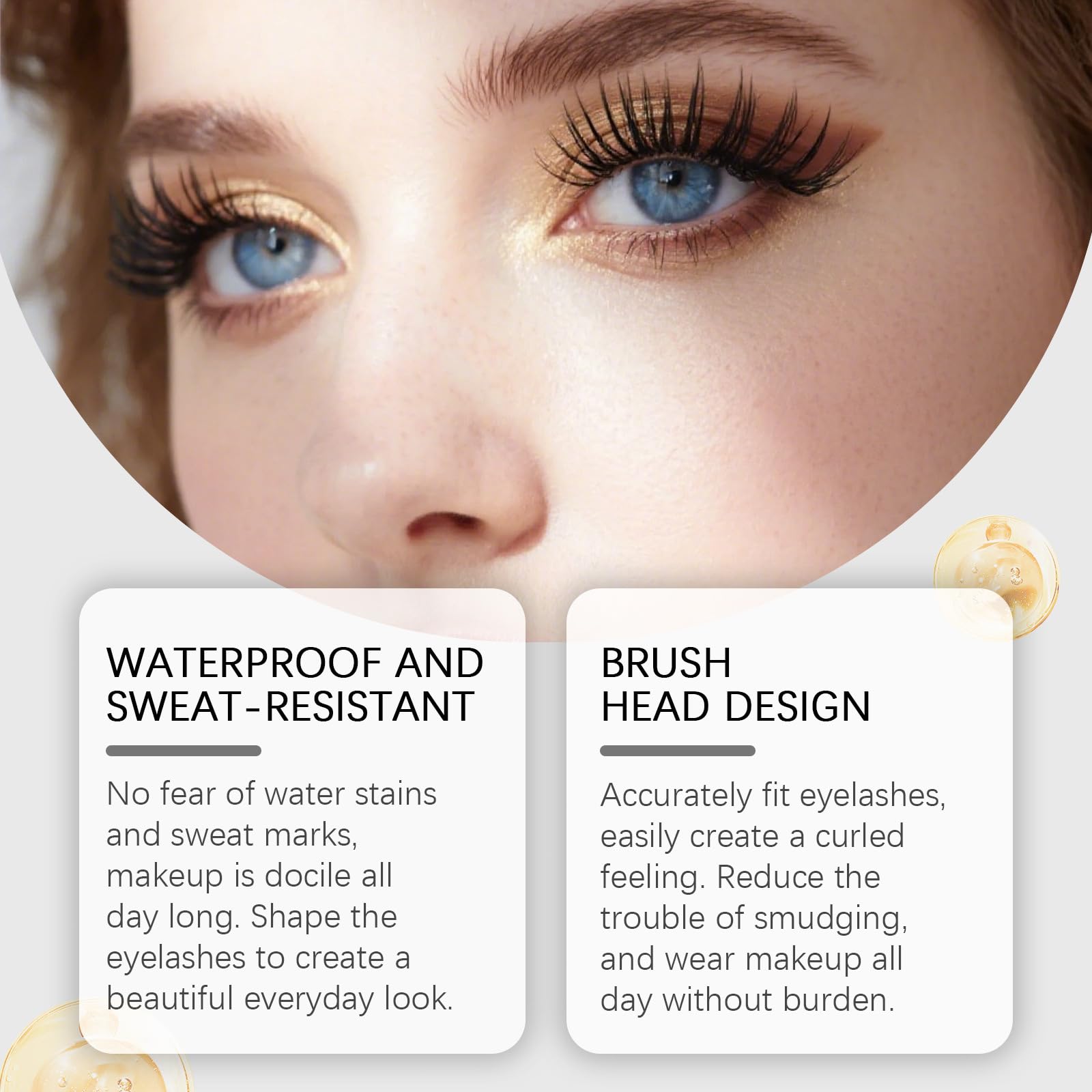 Mascara, schwarz, braun, wasserfest, für ältere Frauen mit dünner Wimpern