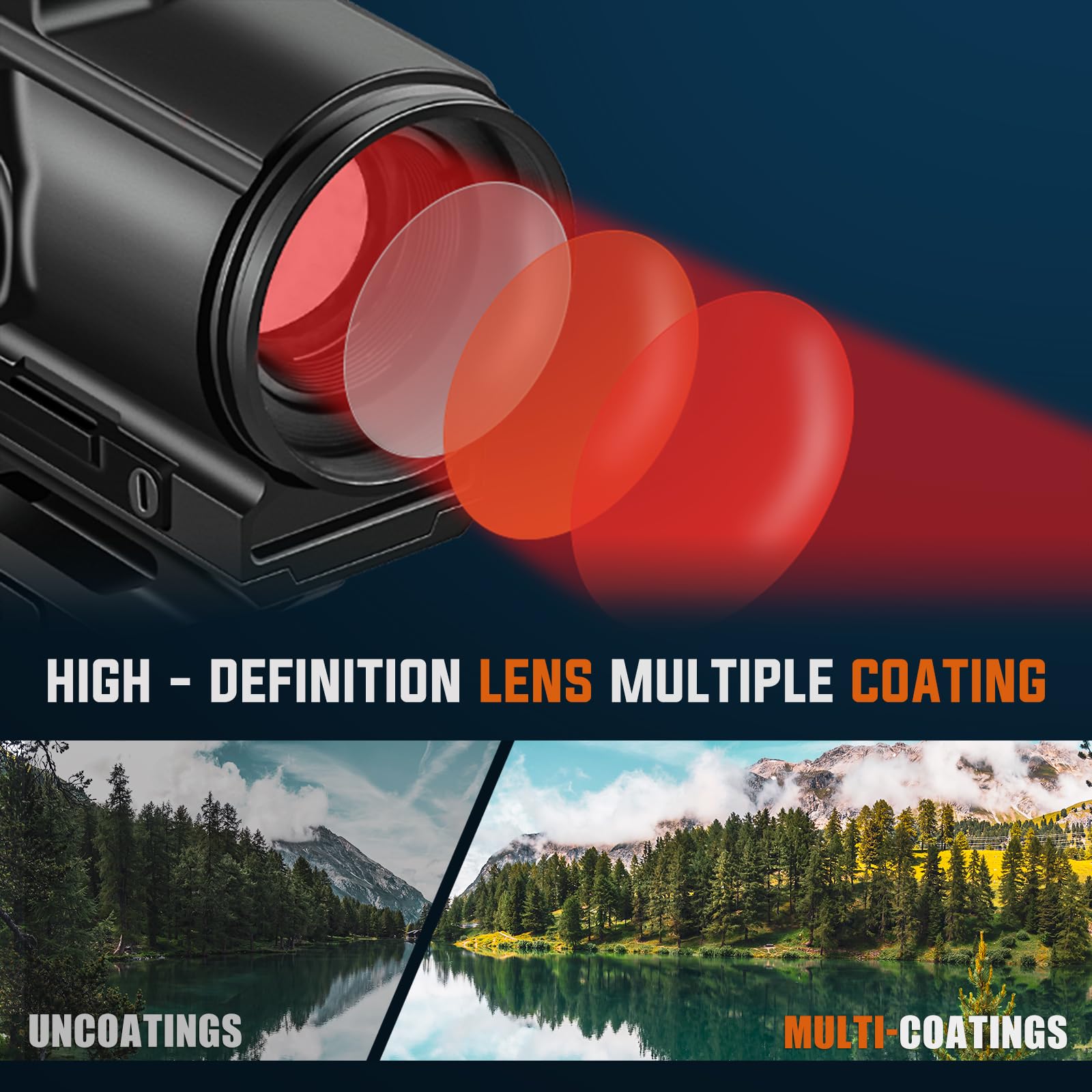 Amazon.co.jp: SPINA OPTICS NEX-Z 1x20 プリズムスコープ レッド