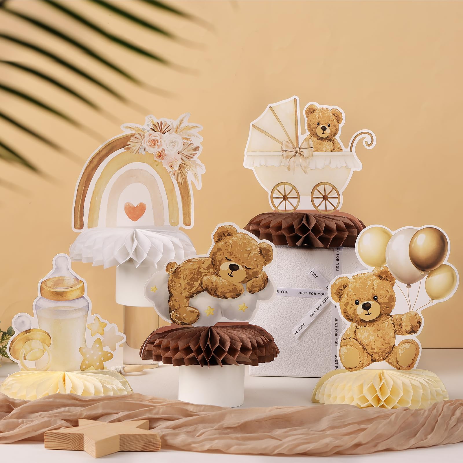 Centros De Mesa Para Baby Shower Neutrales 7,444 Baby Shower Buffet
