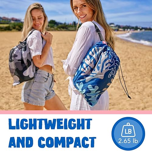 Miniatura 2 de AlphaBeing Tumbona inflable El mejor sofá tumbona de aire para camping, senderismo Sofá inflable ideal para acampar y festivales Silla de playa