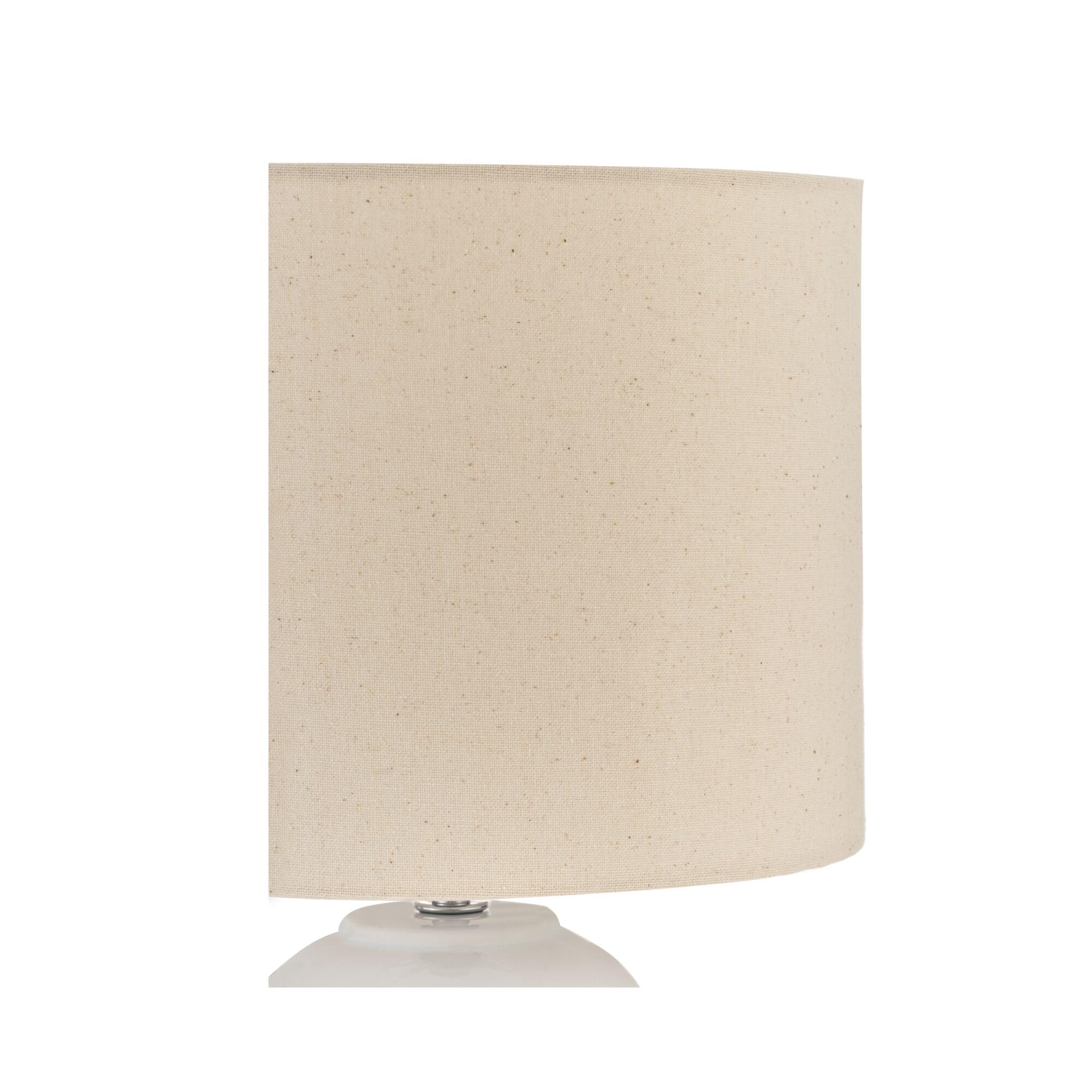Pauleen Paulmann 48318 Tischleuchte Glowing Soul E14 max. 20W Creme Stoff, Keramik Nachttischleuchte
